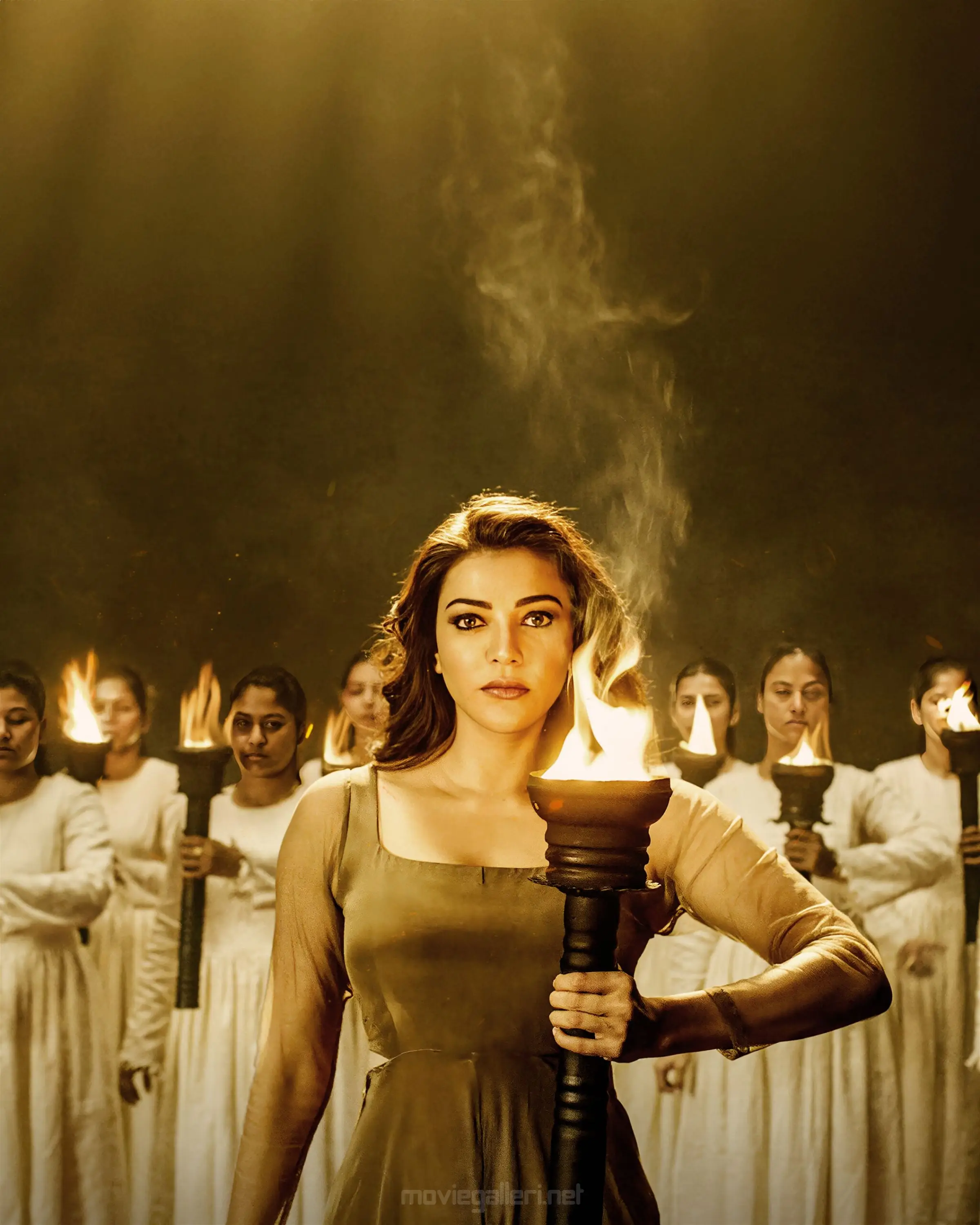 Actress Kajal Aggarwal as Satya IPS in Satyabhama Movie HD Wallpapers